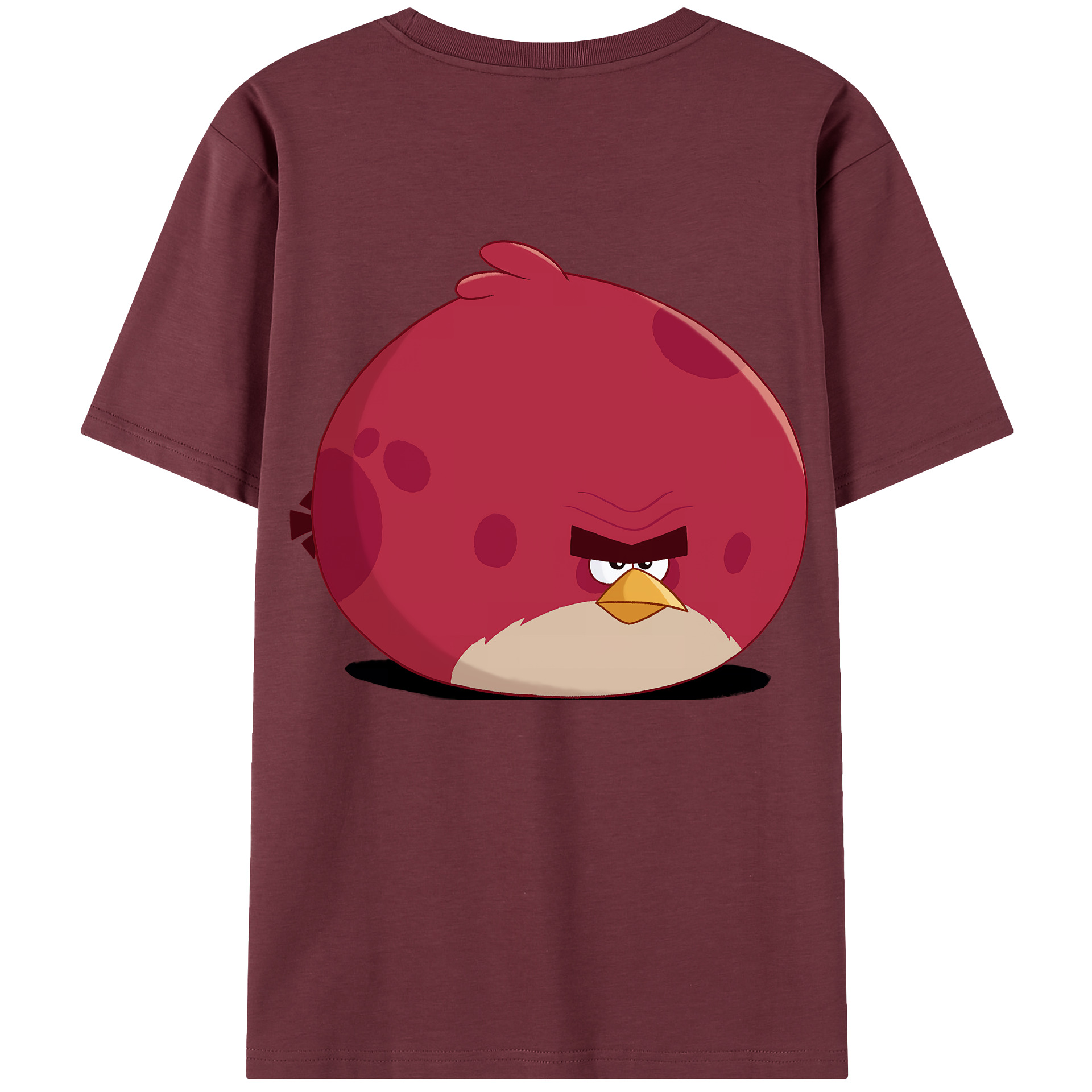 （画像用） Angry Birds アングリーバード 綿100％半袖Tシャツ（背面プリント）